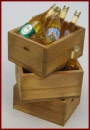 PA062L Stack of Three Crates with Lager Bottles